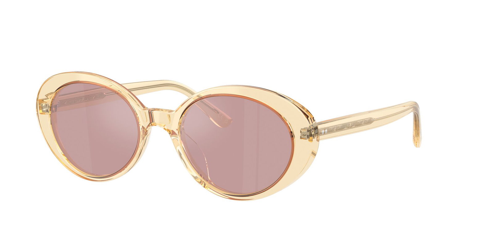 Das Bild zeigt die Oliver Peoples Sonnenbrille OV5565SU Lumar 1792AK leicht seitlich.